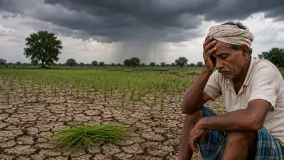 बारिश नहीं होने से खेतों में पड़ी दरारें, झुलसे धान के पौधे, सुखाड़ की आशंका से किसान परेशान